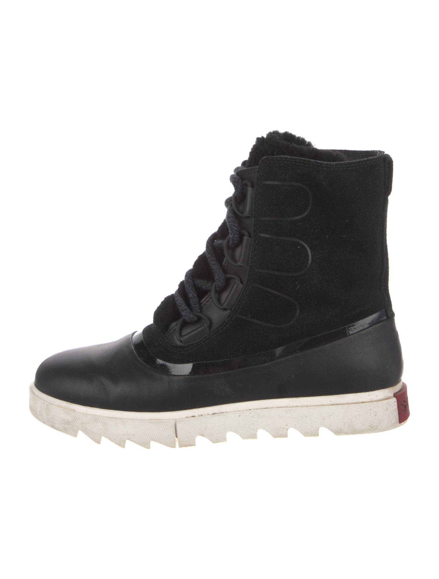 Sorel Leather Combat Boots