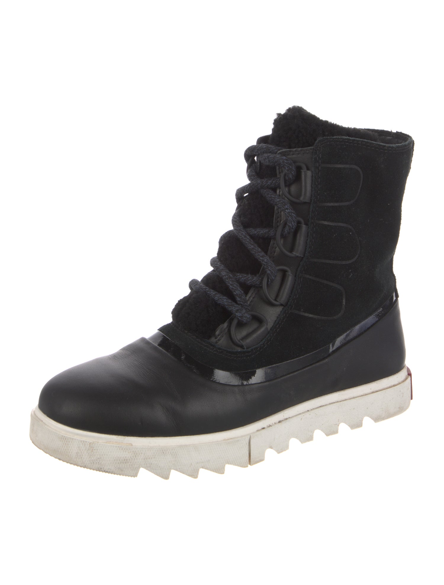 Sorel Leather Combat Boots