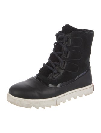 Sorel Leather Combat Boots