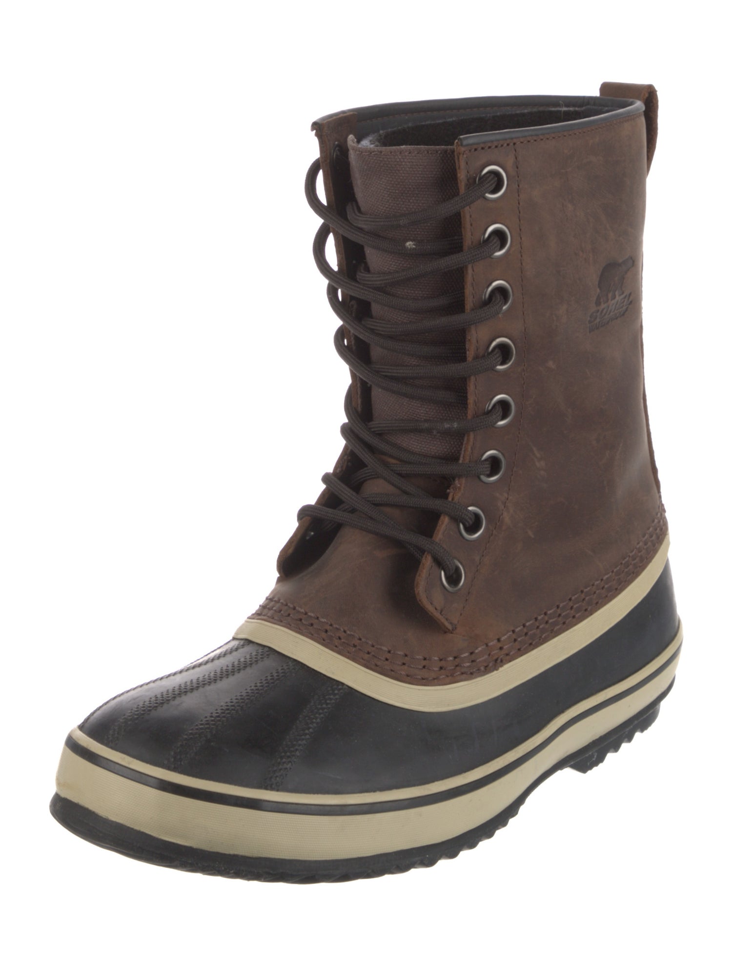 Sorel Leather Lace-Up Boots