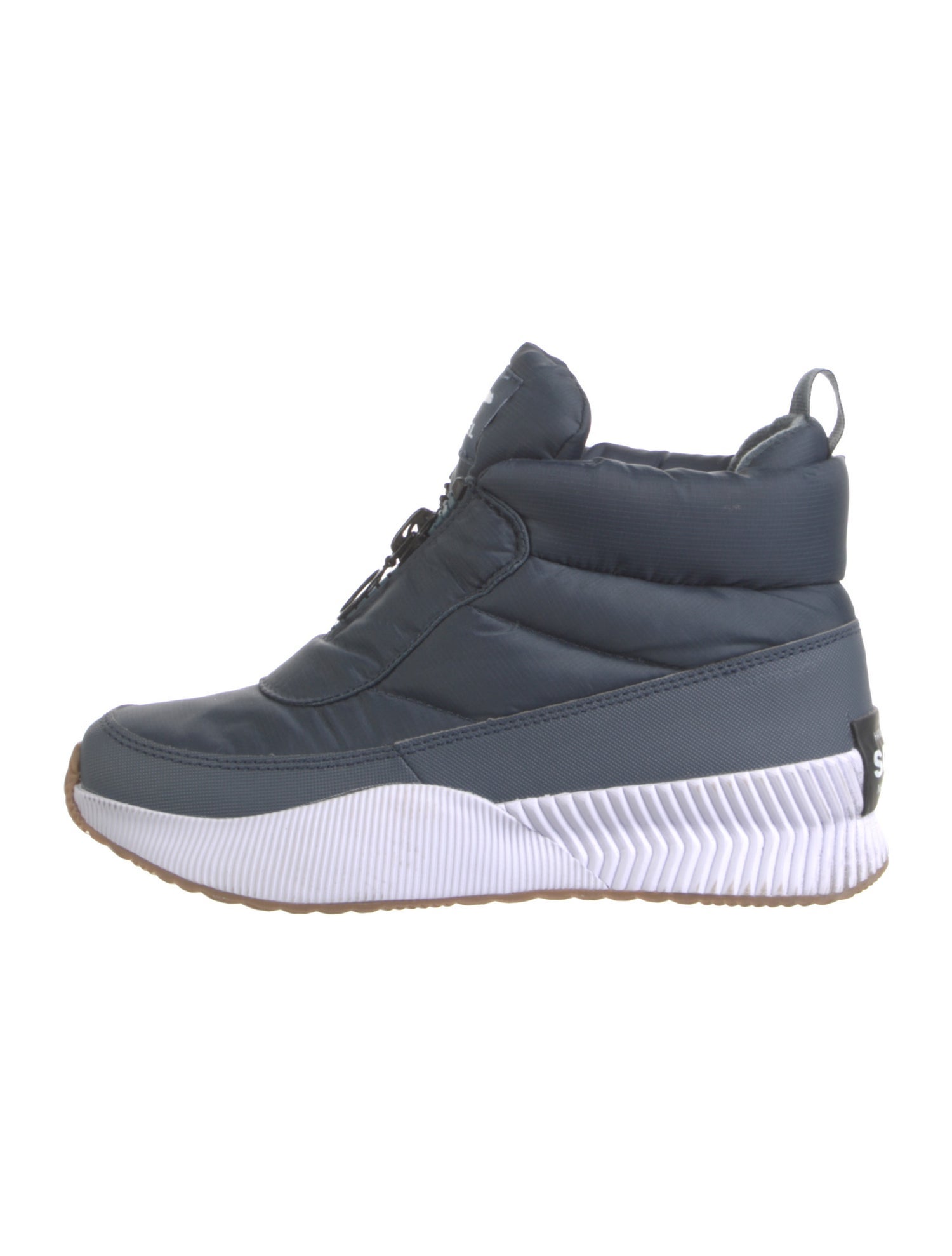 Sorel Nylon Colorblock Pattern Wedge Sneakers