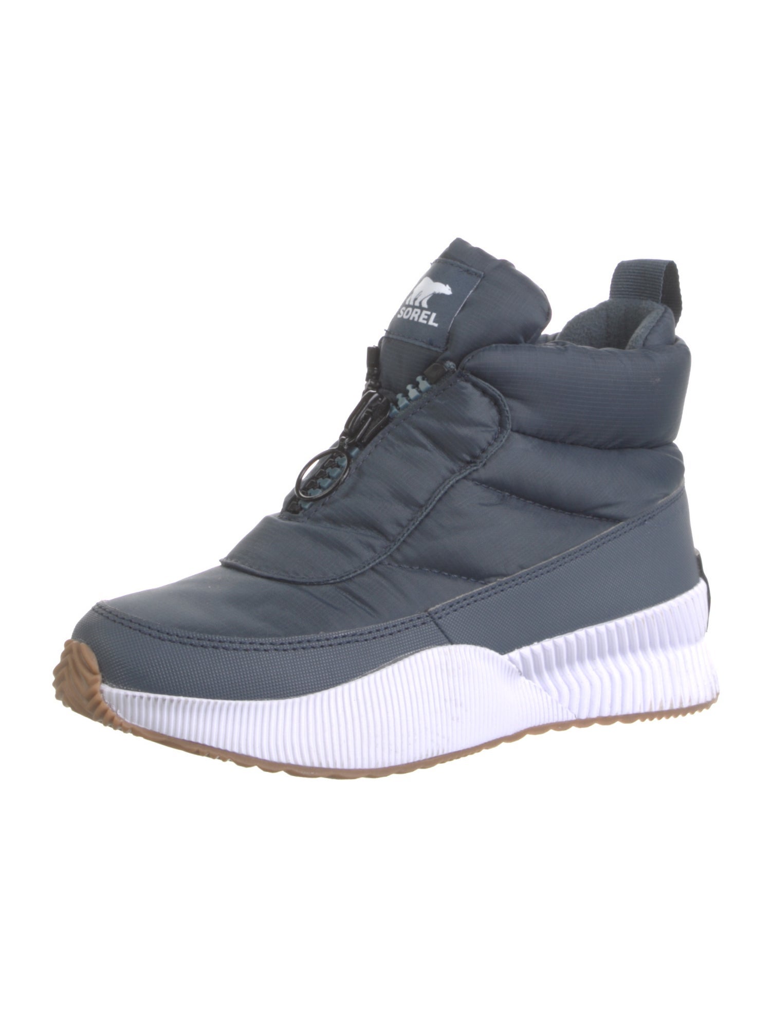 Sorel Nylon Colorblock Pattern Wedge Sneakers