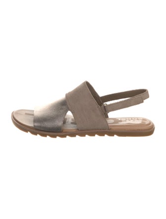 Sorel Suede Slingback Sandals