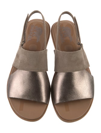 Sorel Suede Slingback Sandals