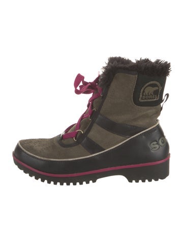 Sorel Boots Suede Printed Combat US 7 |
