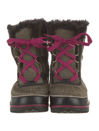 Sorel Suede Printed Combat Boots