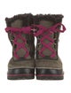 Sorel Suede Printed Combat Boots