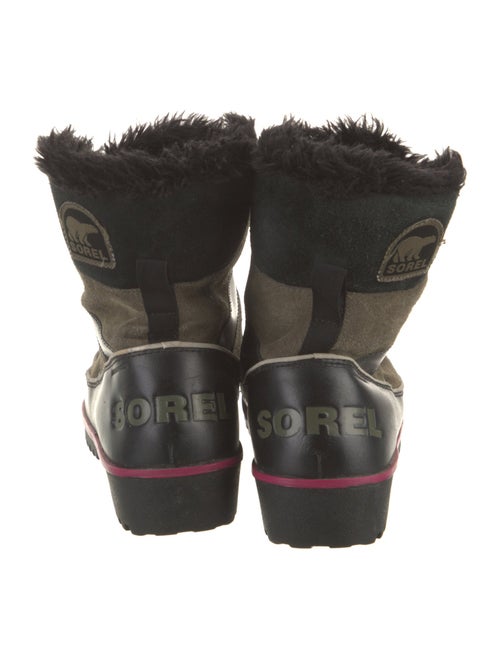 Sorel Suede Printed Combat Boots