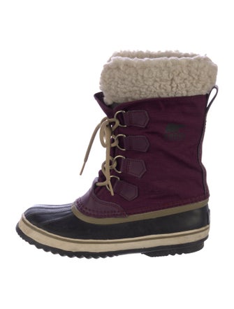 Sorel Canvas Lace-Up Boots