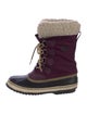 Sorel Canvas Lace-Up Boots