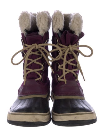 Sorel Canvas Lace-Up Boots