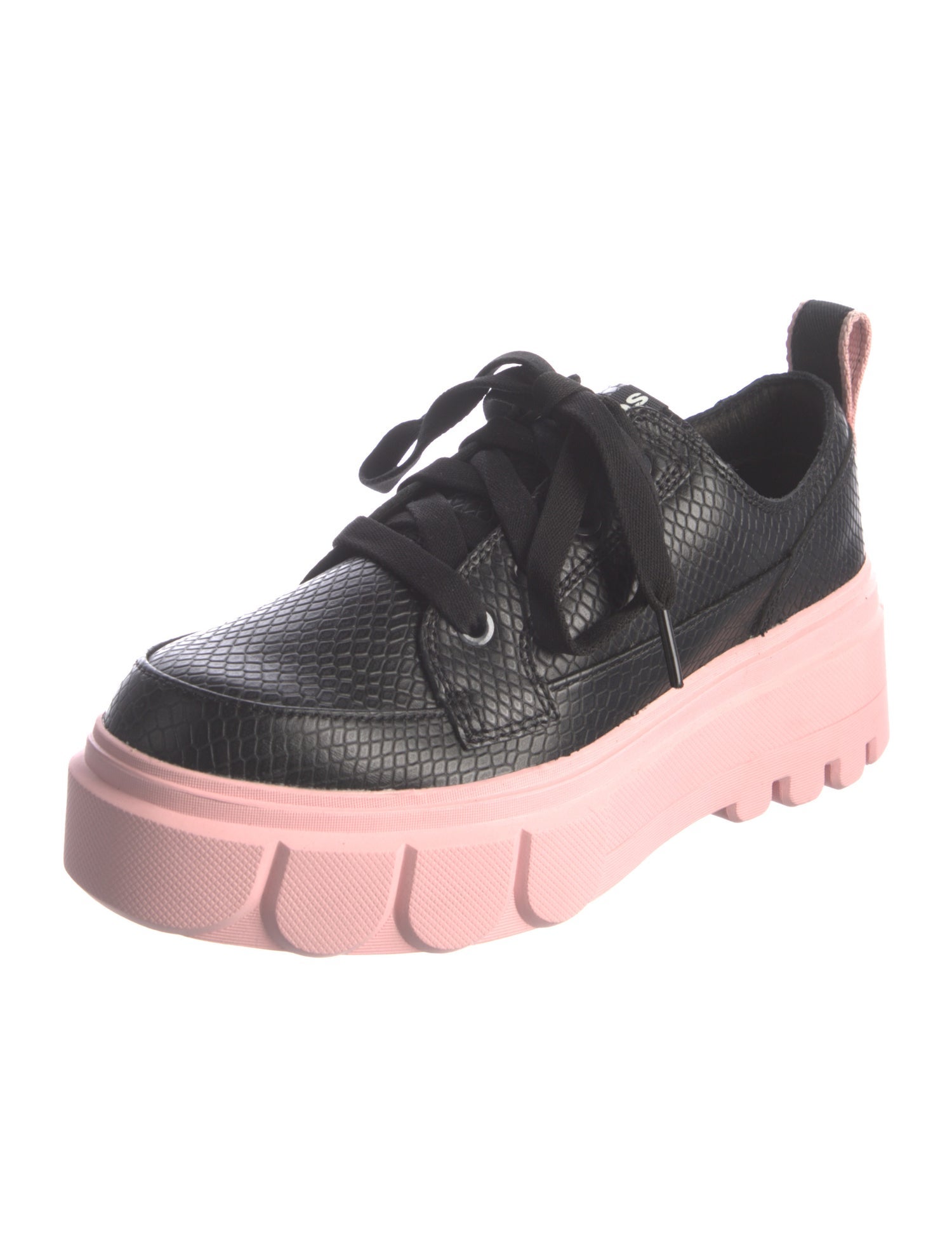 Sorel Leather Colorblock Pattern Sneakers