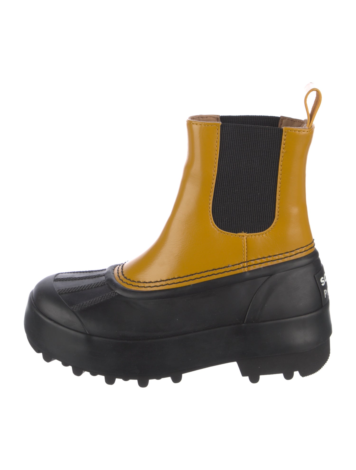Proenza Schouler x Sorel Rubber Colorblock Pattern Rain Boots