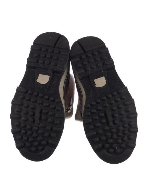 Sorel Suede Faux Fur Trim Hiking Boots