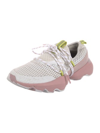 Sorel Mesh Leather Trim Embellishment Athletic Sneakers