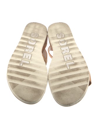 Sorel Leather Gladiator Sandals