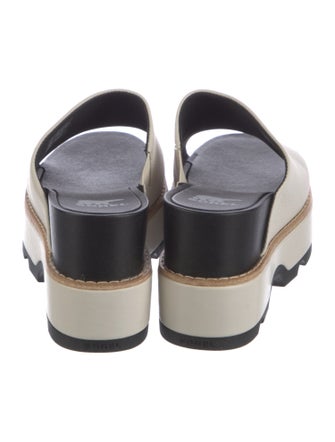 Sorel Leather Printed Slides