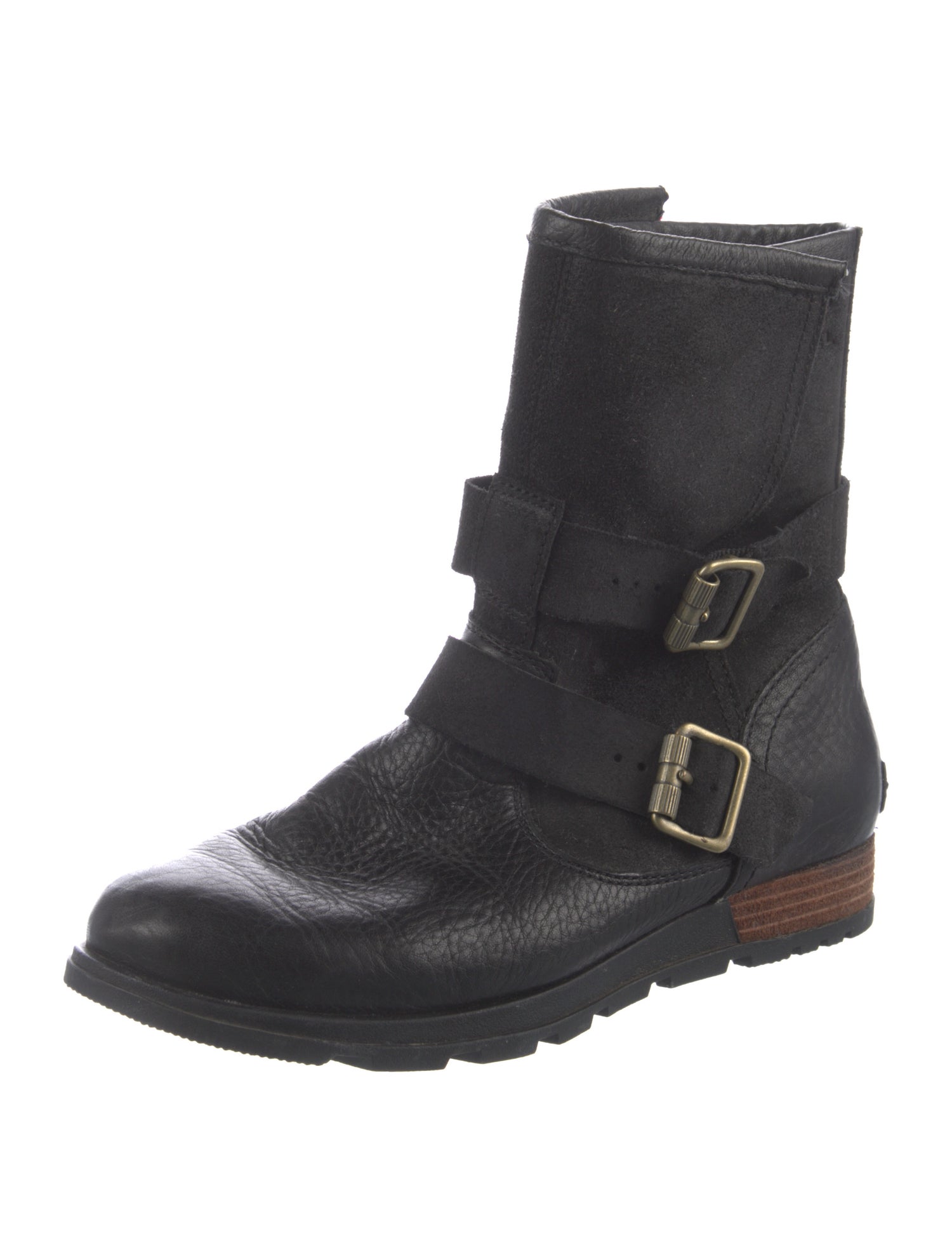 Sorel Leather Moto Boots