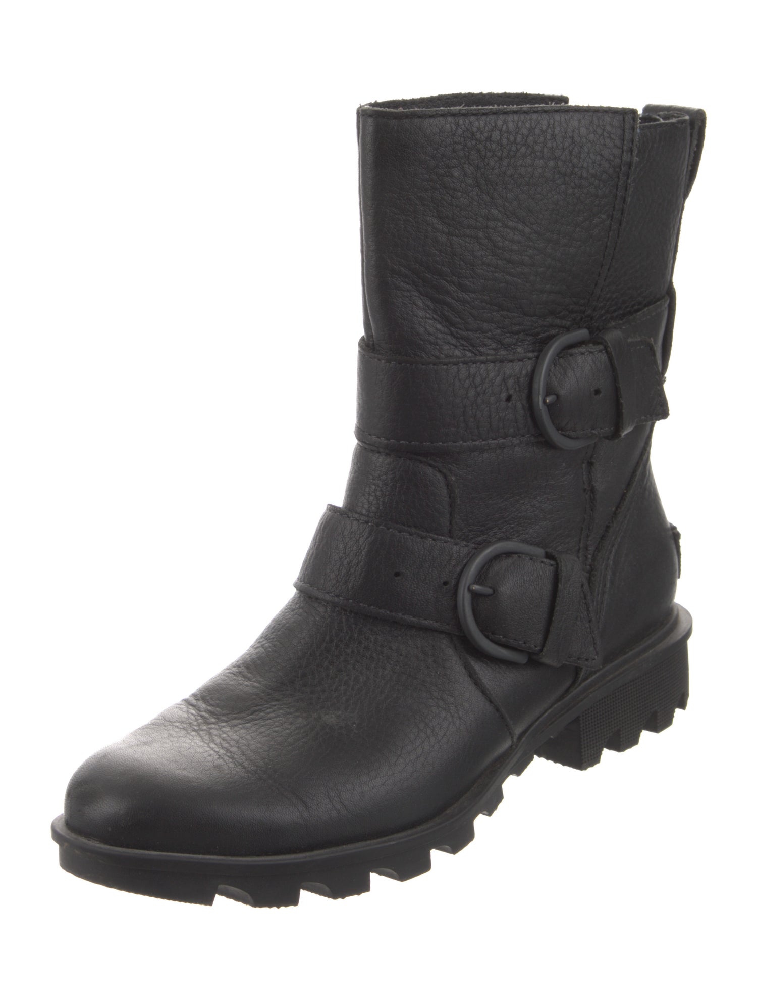 Sorel Leather Moto Boots