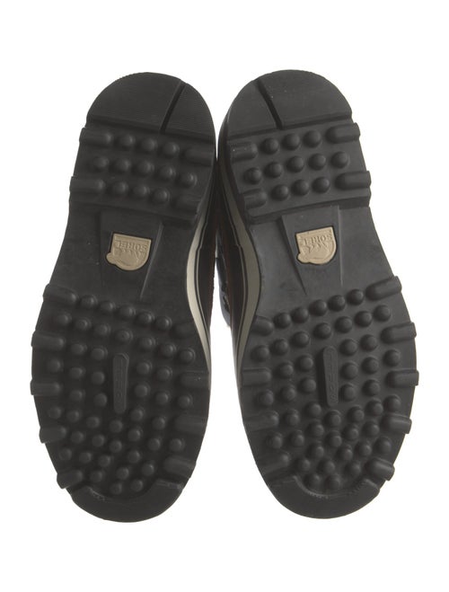 Sorel Suede Faux Fur Trim Snow Boots