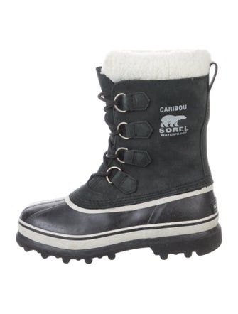 Sorel Suede Graphic Print Lace-Up Boots