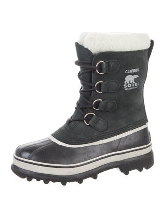 Sorel Suede Graphic Print Lace-Up Boots