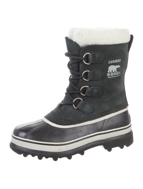 Sorel Suede Graphic Print Lace-Up Boots