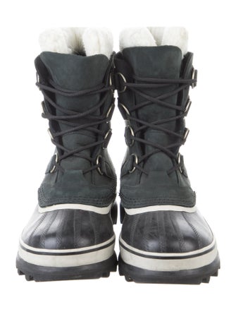 Sorel Suede Graphic Print Lace-Up Boots