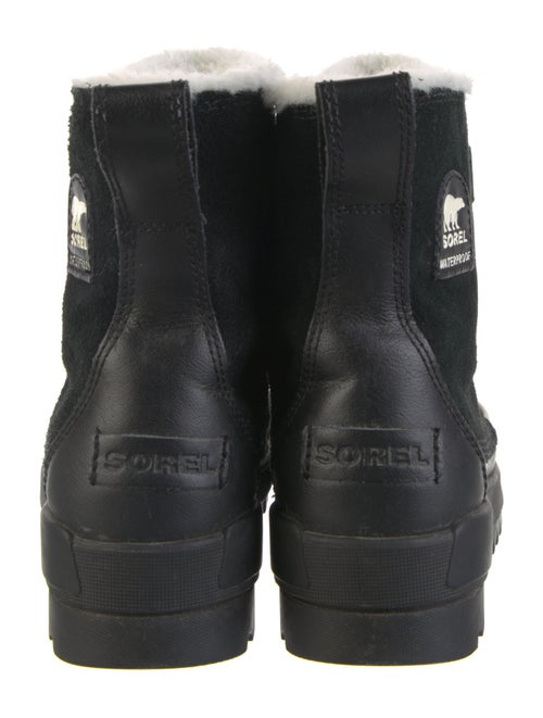 Sorel Suede Graphic Print Combat Boots