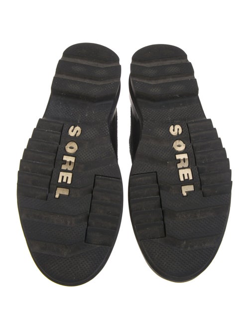 Sorel Suede Graphic Print Combat Boots