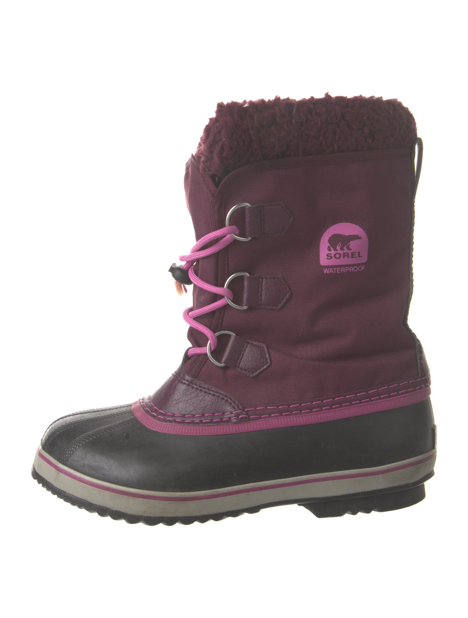 Sorel Colorblock Pattern Lace-Up Boots