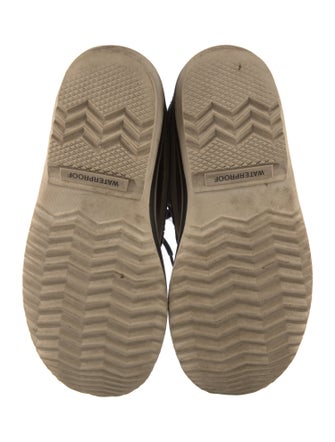 Sorel Suede Faux Fur Trim Lace-Up Boots