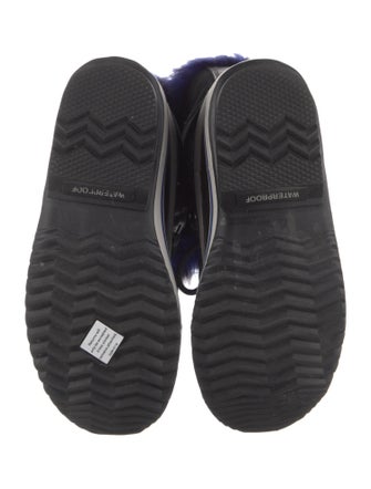 Sorel Suede Faux Fur Trim Lace-Up Boots