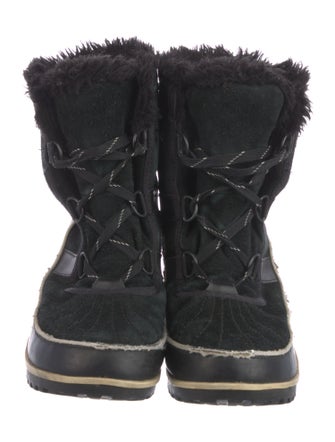 Sorel Suede Graphic Print Combat Boots