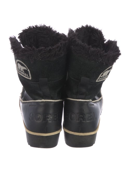 Sorel Suede Graphic Print Combat Boots