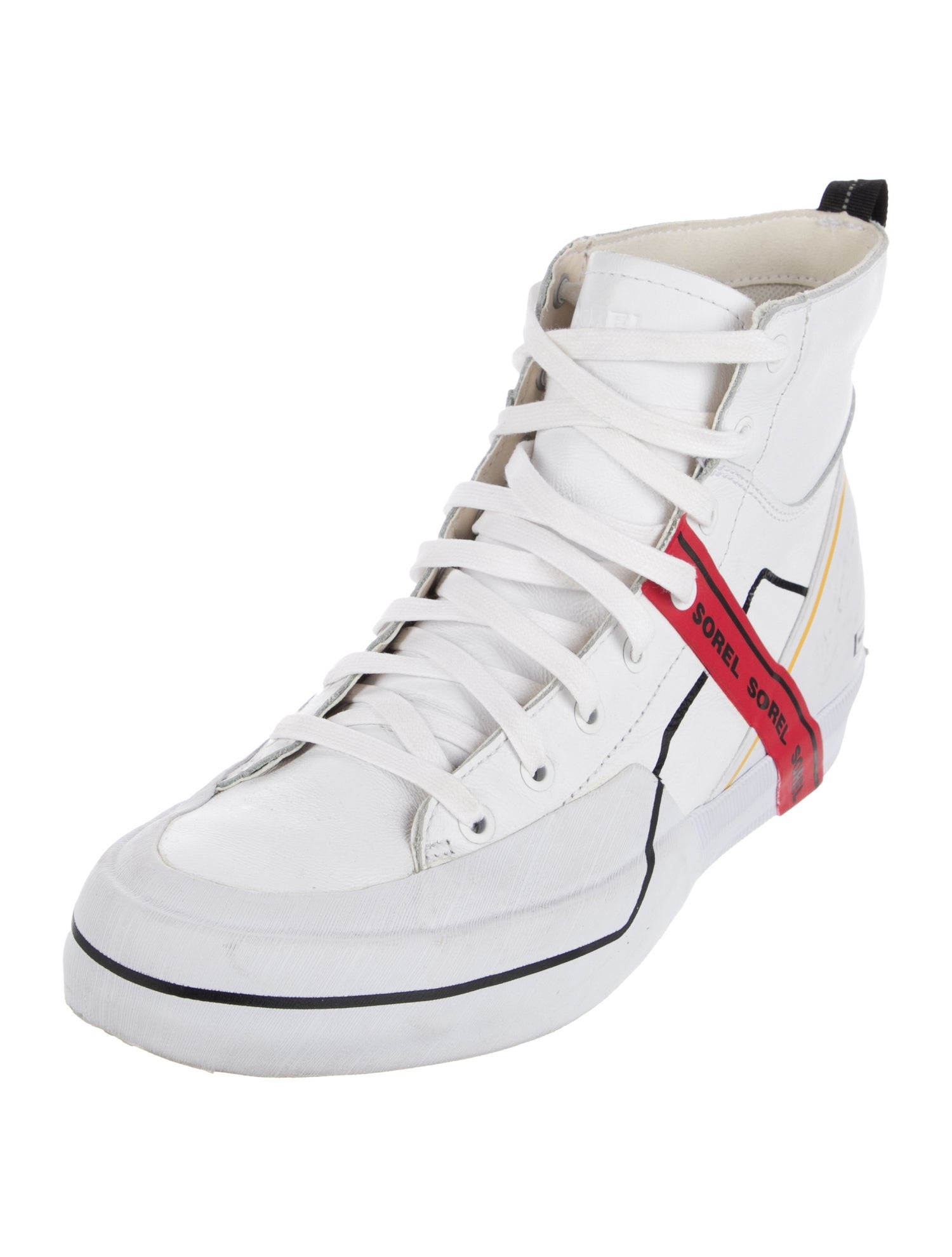 Sorel Leather Printed Sneakers