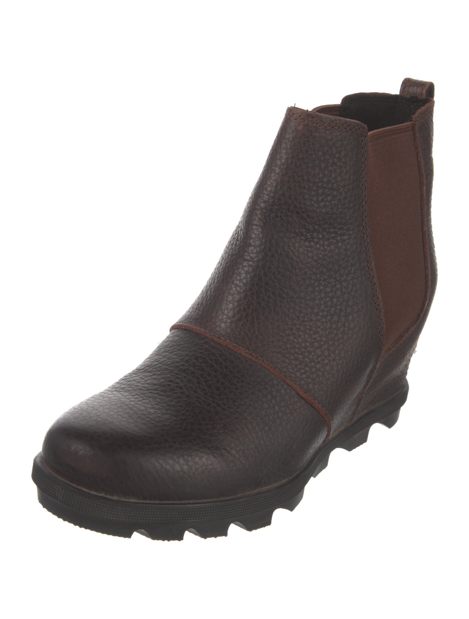 Sorel Leather Colorblock Pattern Chelsea Boots