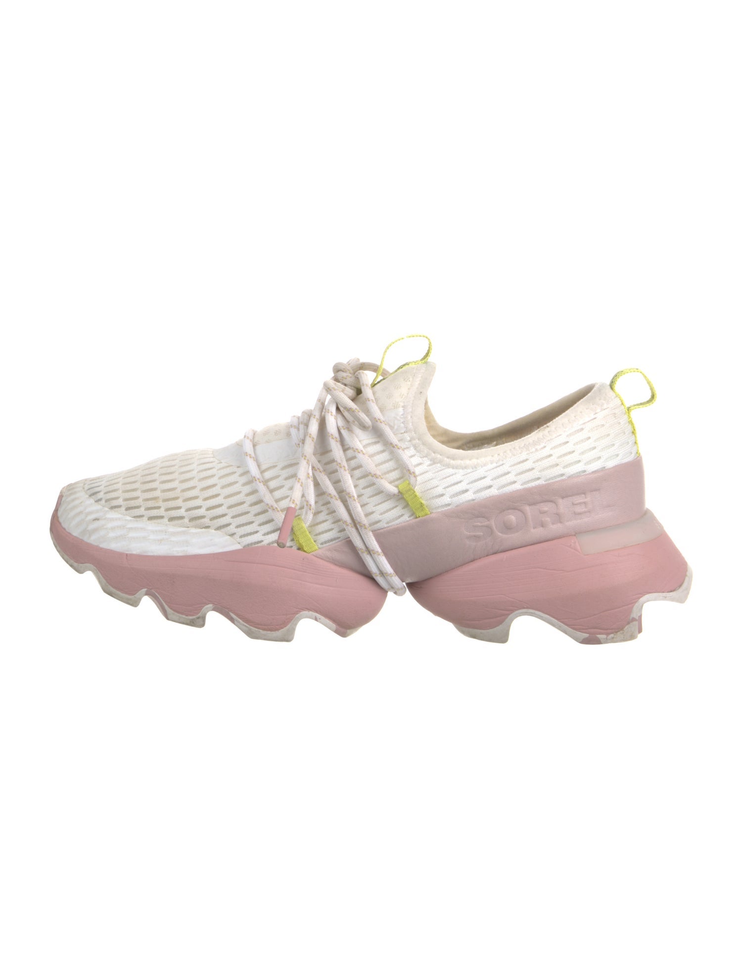 Sorel Mesh Colorblock Pattern Athletic Sneakers