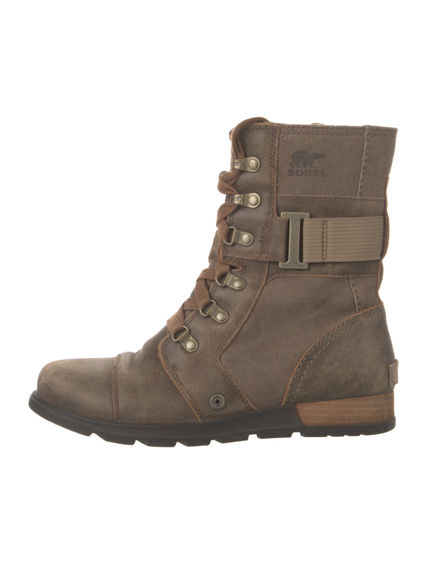 Sorel Leather Combat Boots