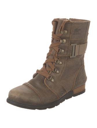 Sorel Leather Combat Boots