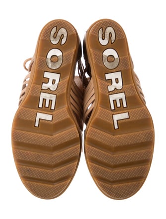 Sorel Leather Gladiator Sandals