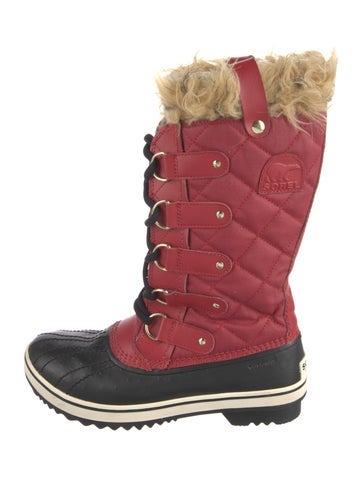 Sorel Boots Colorblock Pattern Lace-Up US 7 |