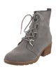 Sorel Suede Combat Boots