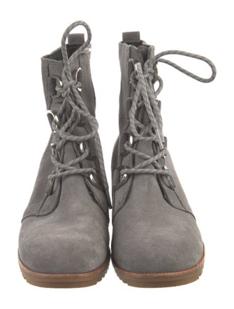 Sorel Suede Combat Boots