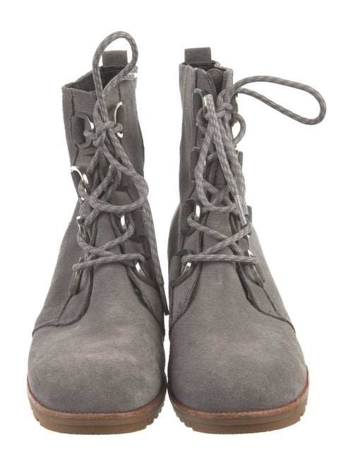 Sorel Suede Combat Boots