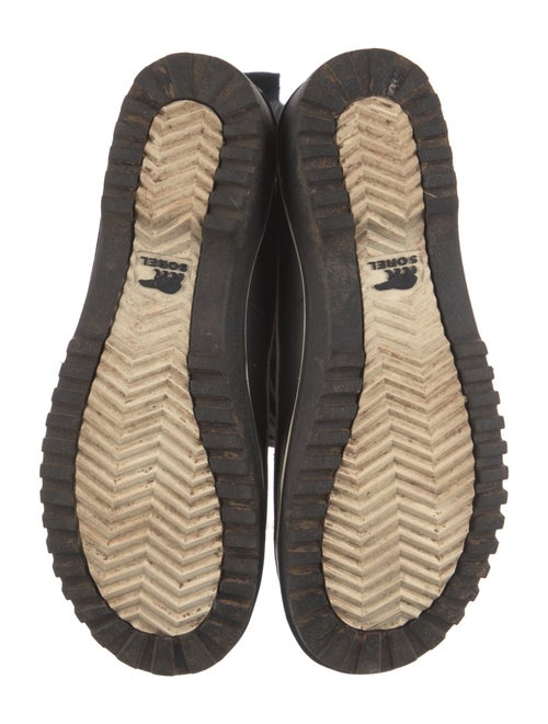 Sorel Suede Faux Fur Trim Lace-Up Boots