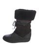 Sorel Leather Bow Accents Lace-Up Boots