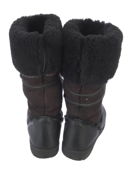 Sorel Leather Bow Accents Lace-Up Boots