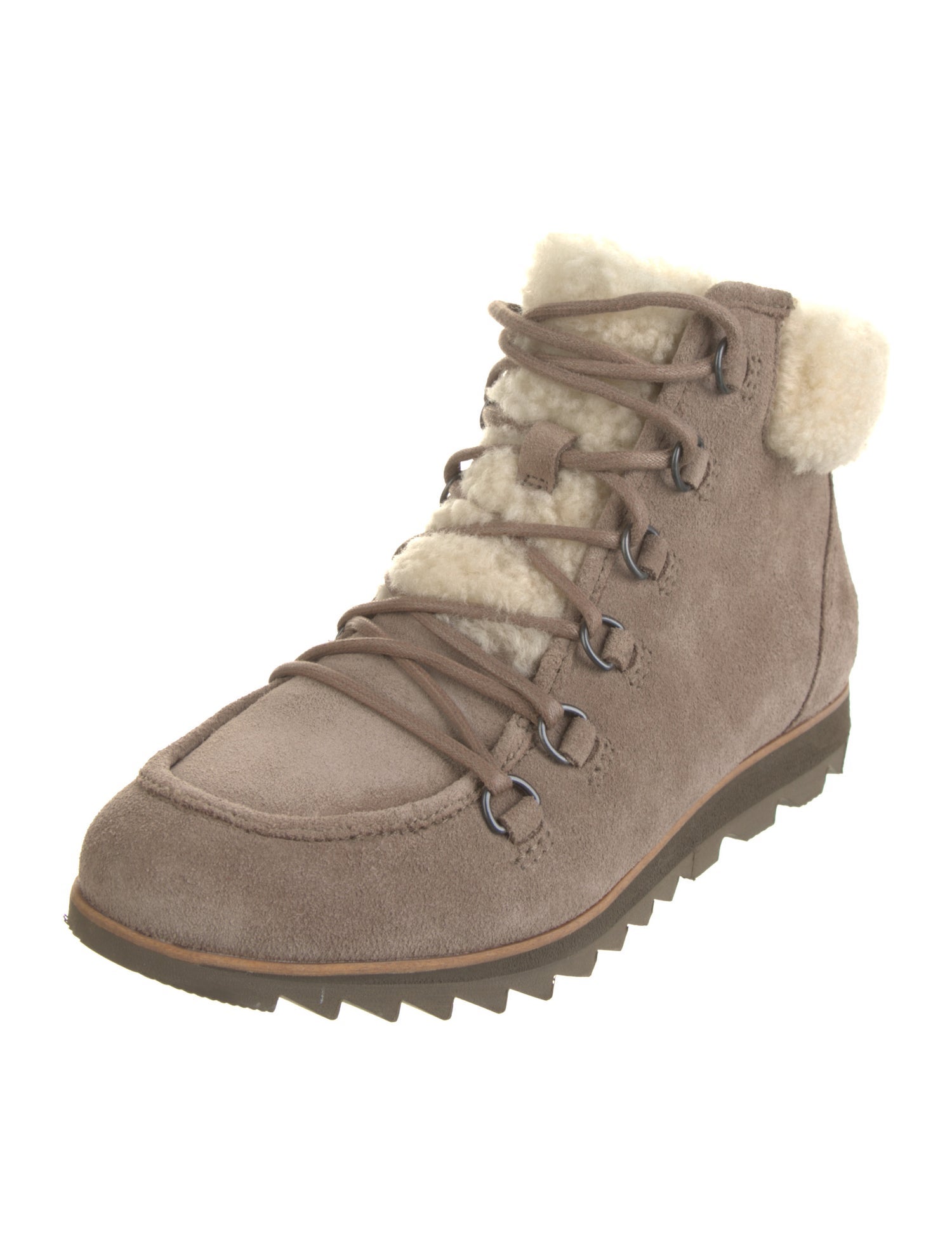 Sorel Suede Colorblock Pattern Hiking Boots