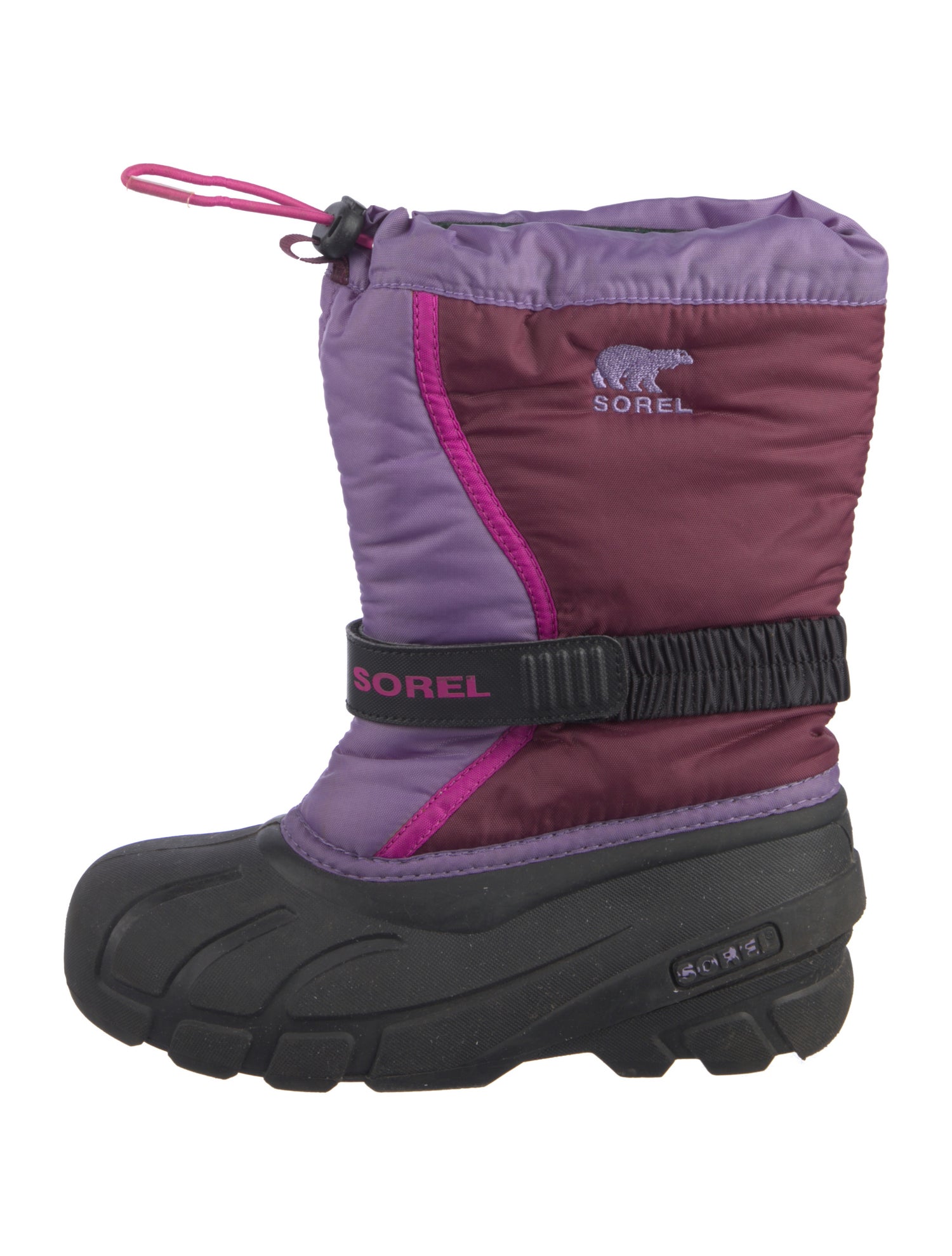 Sorel Nylon Colorblock Pattern Boots